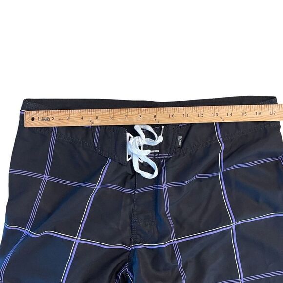 Billabong Mens Recycler Hydrostretch Boardshorts Checkered Purple Black Size 36 - Picture 5 of 8